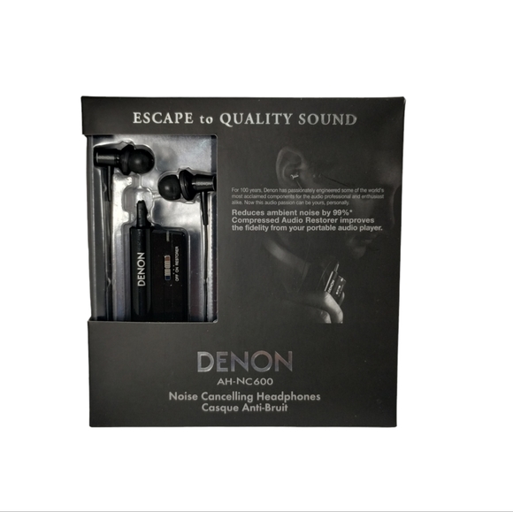 Denon AH-NC600 Noise Cancelling Headphones Wired